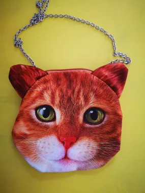 Animal cat chain small bag