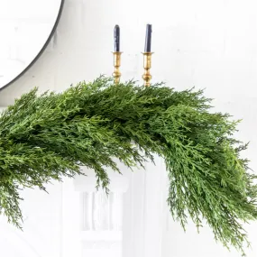 Artificial Real Touch 6ft Cypress Garland