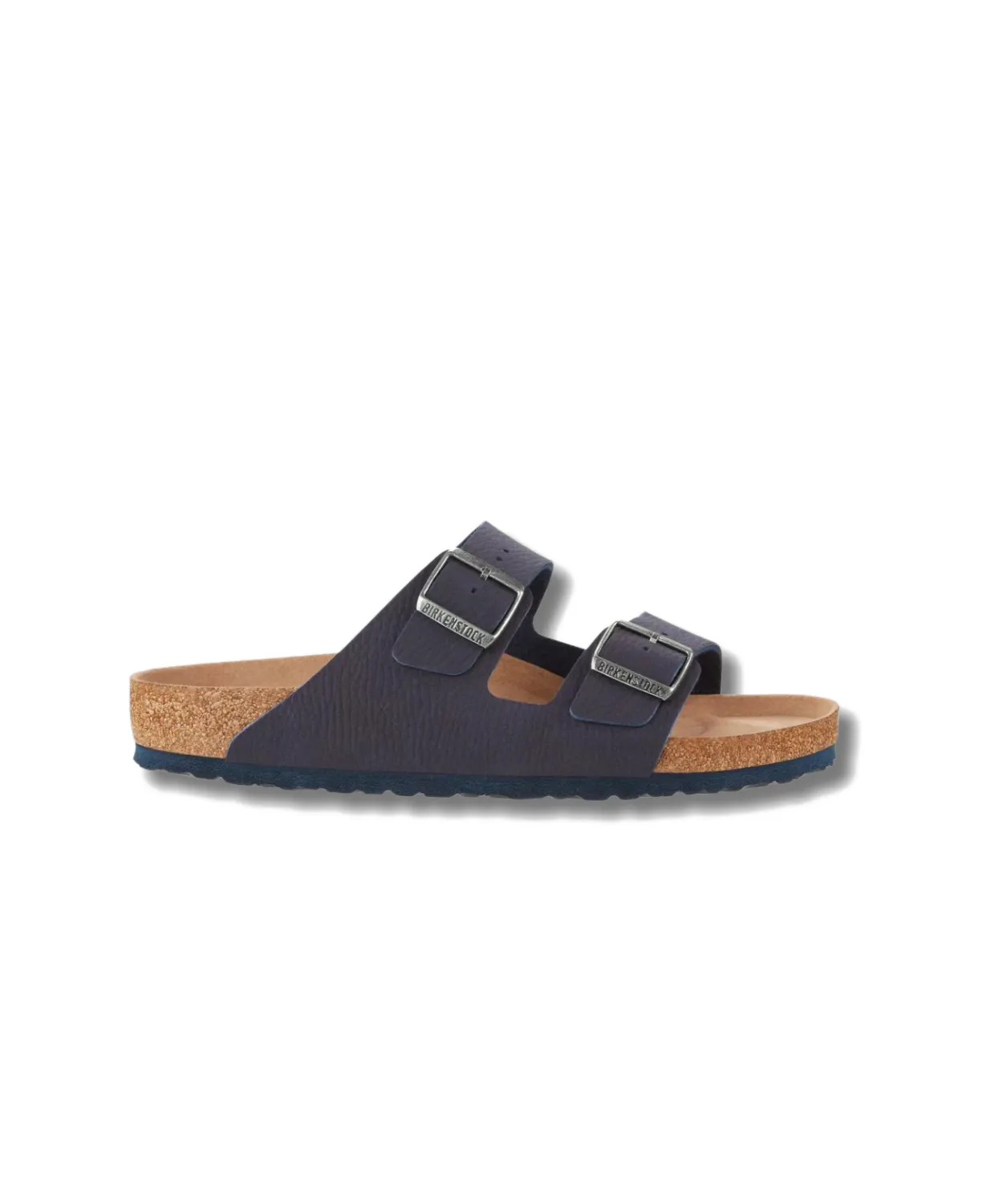 Birkenstock Arizona BirkiBuc Desert Dust Indigo Blue Vegan Sandals