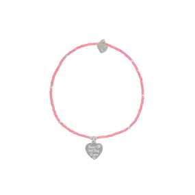 Bracelet Jamaica Best Mom Ever Soft Pink