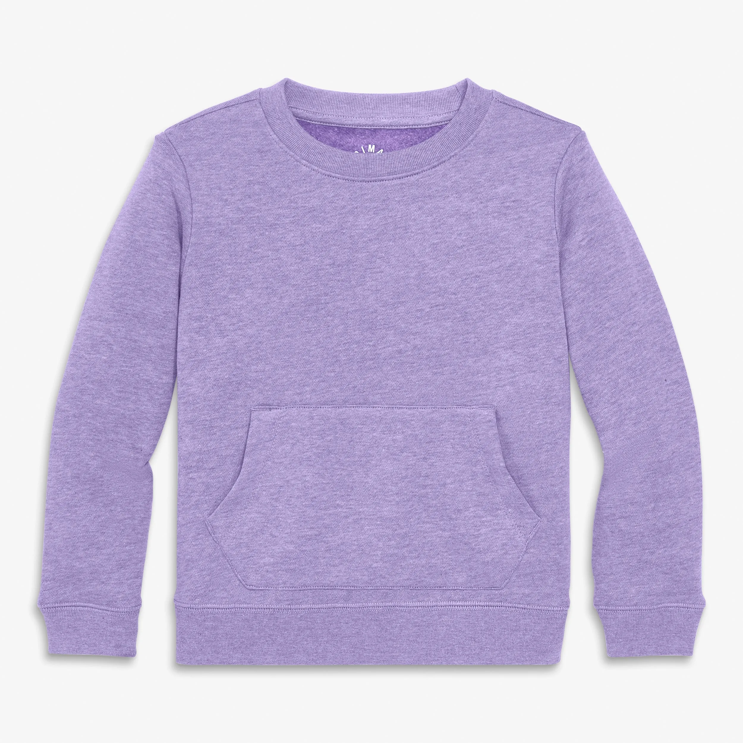 Cozy fleece crewneck sweatshirt