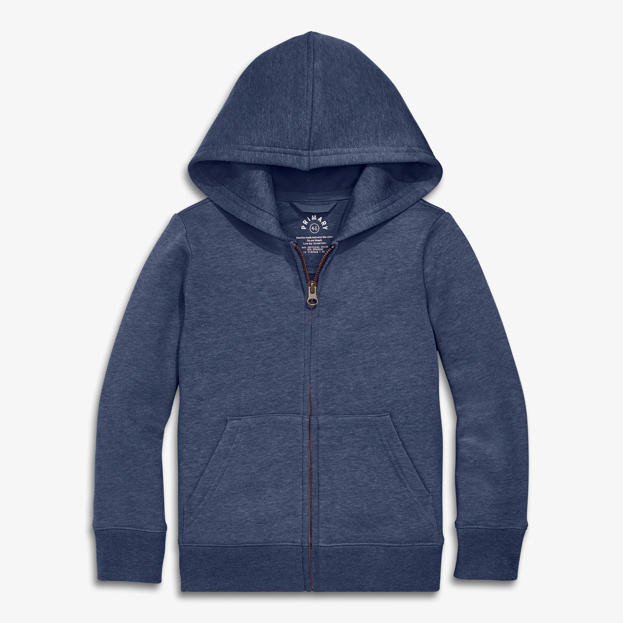 Cozy fleece zip hoodie