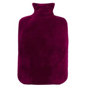 Eco Hot Water Bottle  with Cover, Nicki - Purple Violet