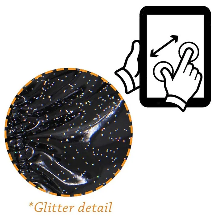 Glittered Shiny Padded Puffer Smart Gloves