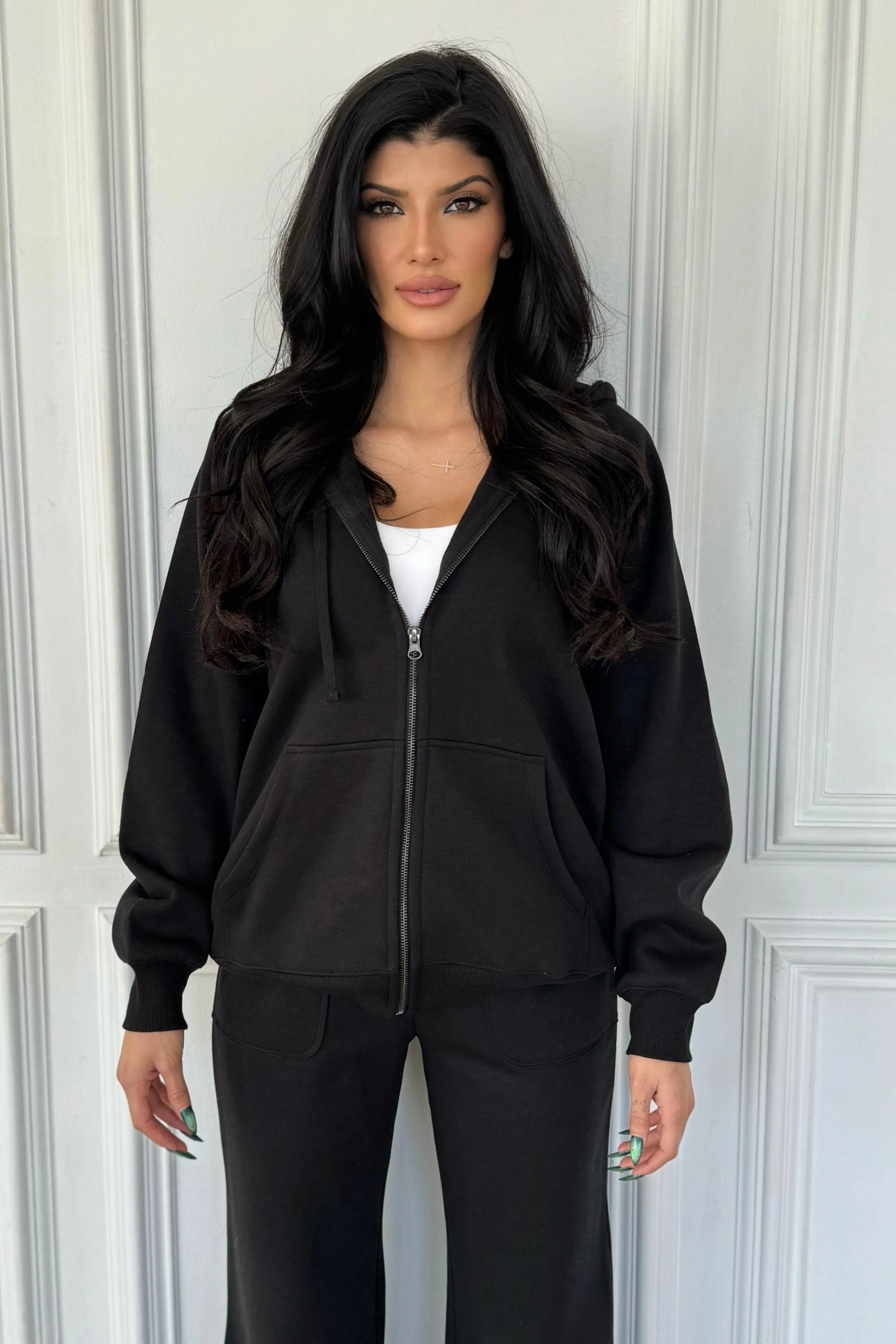 HAYDEN ZIP UP HOODIE (Available in Plus Size)