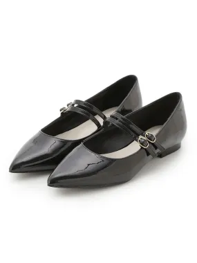 Mary Jane Classic Pointed Flats