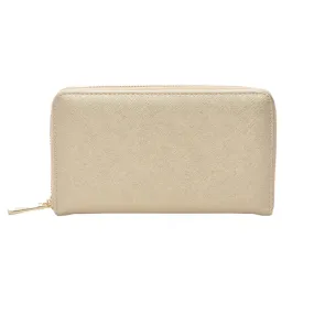 Mechaly Women's Katie Gold Vegan Leather Wallet