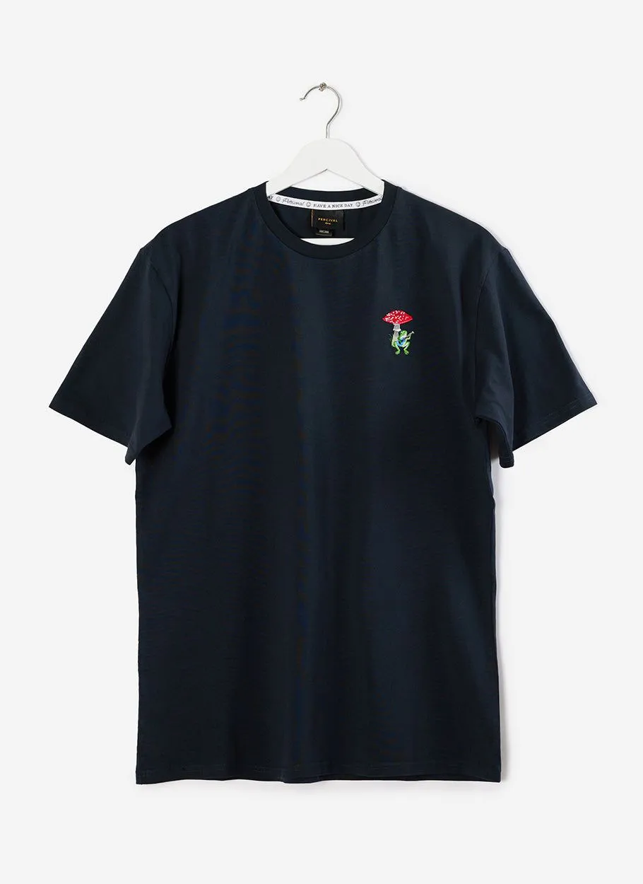 T Shirt | Shroom Frog | Navy