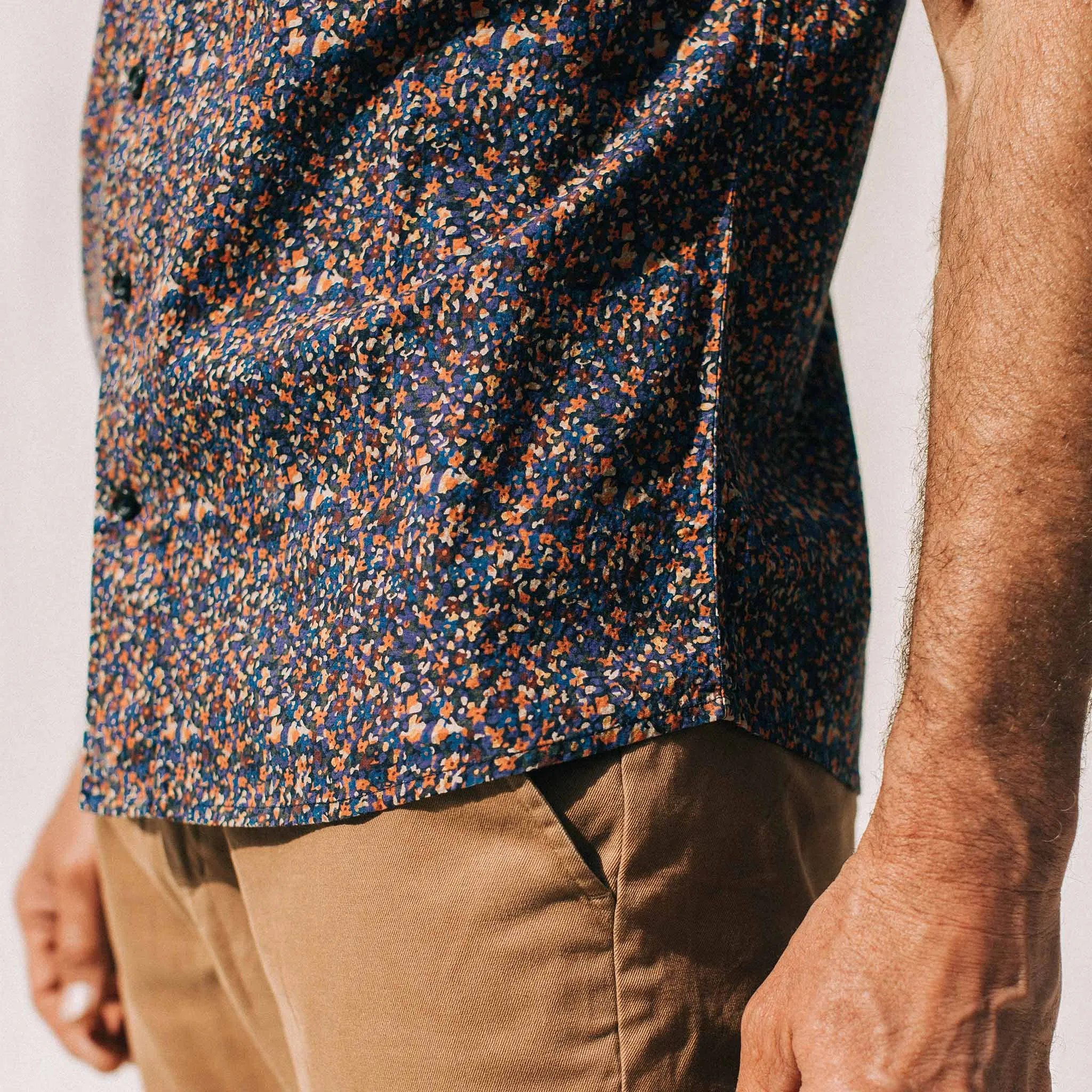 The Short Sleeve Hawthorne in Flower Field